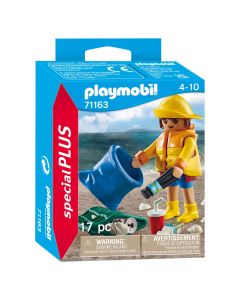 Playmobil Special Plus 71163 Bénévole ramassage de déchets