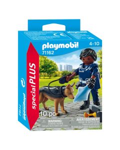 Playmobil Special Plus 71162 Policier avec chien de recherche