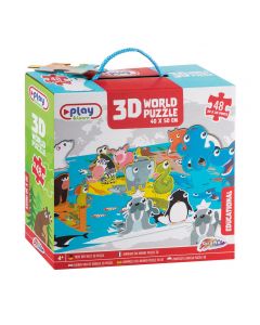 Grafix - 3D Puzzle Animals of the World (40x50cm) 400022