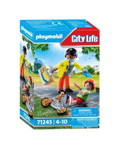Playmobil City Life 71245 Secouriste avec blessé