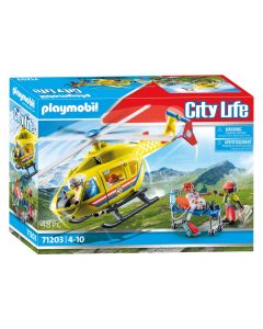 Playmobil City Life 71203 Hélicoptère de secours