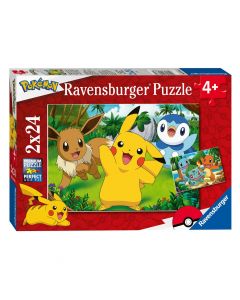 Ravensburger Puzzle - Pikachu and his Friends, 2x24st. 56682