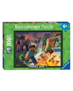 Ravensburger - Monster Minecraft Jigsaw Puzzle, 100pcs. 133338