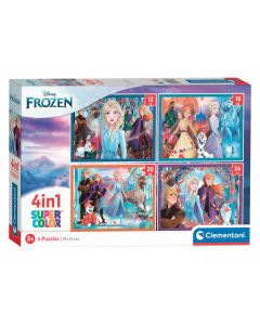 Clementoni Puzzles Disney Frozen, 4in1 21518