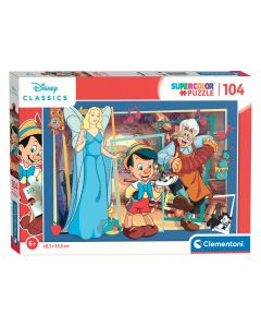 Clementoni Puzzle Disney - Pinocchio, 104st. 25749