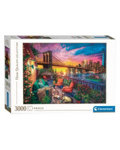 Clementoni Puzzle Manhattan Balcony Sunset, 3000st. 33552