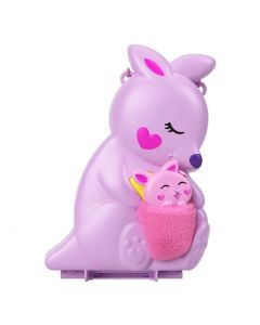 Mattel - Polly Pocket Mama and Joey Kangaroo Bag Playset HKV50