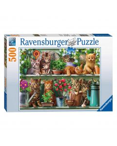 Ravensburger Puzzle Kittens in the Rack, 500st. 148240