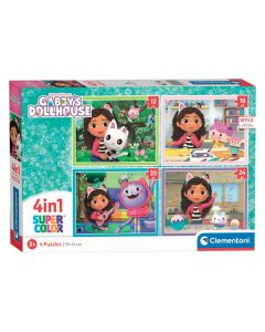 Clementoni 4in1 Puzzle Gabby's Dollhouse 21524