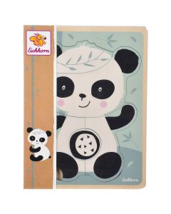 Eichhorn Wooden Shape Puzzle Panda, 5pcs. 100003817