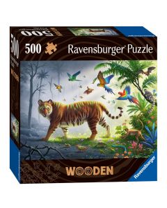 Ravensburger Wooden Puzzle Tiger in the Jungle, 500pcs. 175147