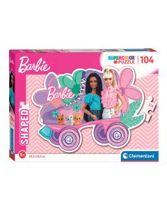 Clementoni Jigsaw Puzzle Super Color - Barbie Roller Skate, 104pcs. 27164