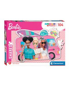 Clementoni Jigsaw Puzzle Super Color - Barbie Surf Bus, 104 pcs. 27162