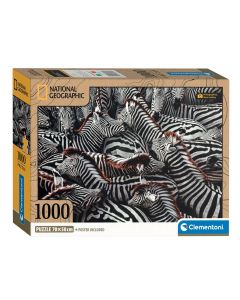 Clementoni Jigsaw Puzzle National Geographics - Zebra, 1000 pcs. 39729