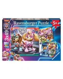 Ravensburger - PAW Patrol The Mighty Movie Jigsaw Puzzle, 3x49pcs. 57085