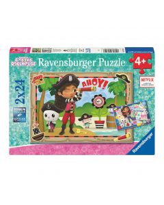 Ravensburger - Gabby's Dollhouse Jigsaw Puzzle, 2x24pcs. 57108