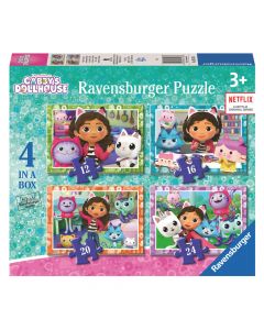 Ravensburger - Gabby's Dollhouse Jigsaw Puzzle 4in1 31436
