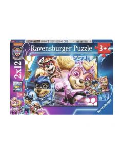 Ravensburger - PAW Patrol The Mighty Movie Jigsaw Puzzle, 2x12pcs. 57214