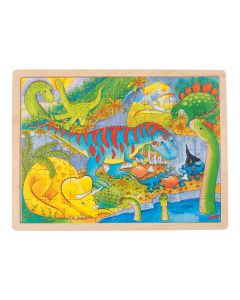 Wooden Jigsaw Puzzle - Dinos, 48st.