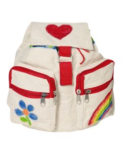 Color your own Backpack Red