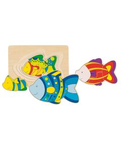 Fish 3-layer wooden Puzzle