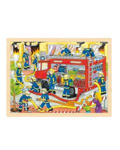Wooden jigsaw puzzle-fire brigade, 48st.