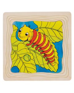 Wooden Layers Puzzle-Butterfly