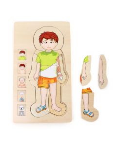 Wooden Body Puzzle Boy, 29th.