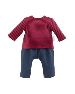 Marinière et Pantalon pour poupon 36 cm