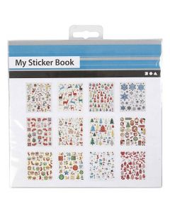 Sticker package Christmas, 12 sheets
