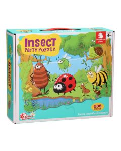 Insect Party Mega Puzzle, 208st. (90x64cm)