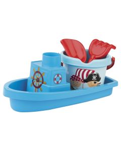 Jouet Plus Bateau de plage Pirate bleu