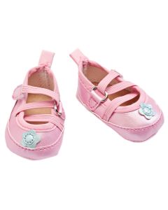 Dolls Ballet flats with Flexible Laces-pink, 38-45 cm