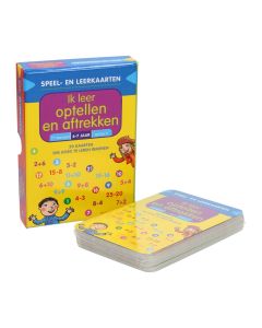 Jouet-Plus Jeu de cartes "J'apprends l'addition et la soustraction", 6-7 ans