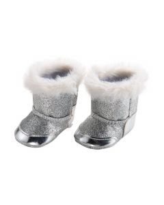 Doll shoes Silver, 30-34 cm