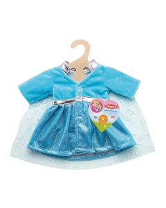 Doll Dress Ice Princess with Cape, 28-35 cm