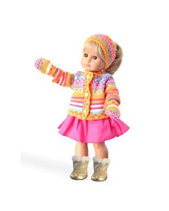 Doll vest with skirt, 35-45 cm