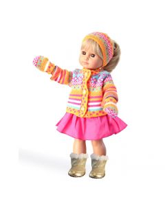 Doll vest with skirt, 28-35 cm