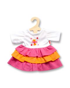 Dolls dress Pinky, 28-35 cm