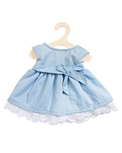 Dolls dress-blue, 28-33 cm