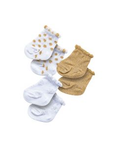 Glitter doll socks - 3 pairs, 28-35 cm