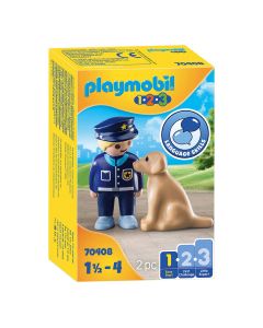 PLAYMOBIL 1.2.3 6775 Chargeur et Ouvrier- PLAYMOBIL 1.2.3- PLAYMOBI