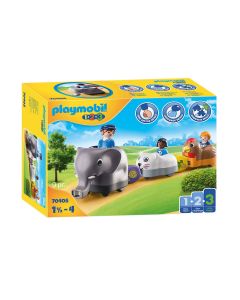 Playmobil 1.2.3 70405 Train des animaux