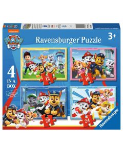 Paw Patrol Puzzles, 4in1