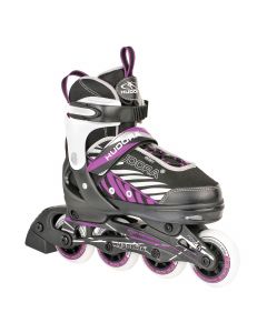 Hudora Speed Skates Mia Black / Purple, size 34-40