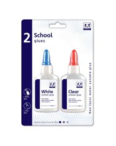 Jouet-Plus Colle scolaire, 2pcs, modèle aléatoire BKW/4