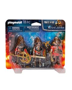 Playmobil Novelmore 70672 3 combattants Burnham Raiders