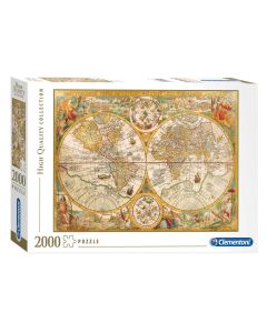 Clementoni Puzzle carte du monde antique 2000 pièces