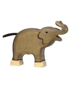 Figurine Holztiger Eléphant petit trompe haute 1