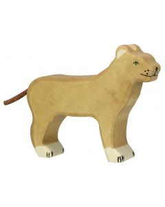 Figurine Holztiger Lionne